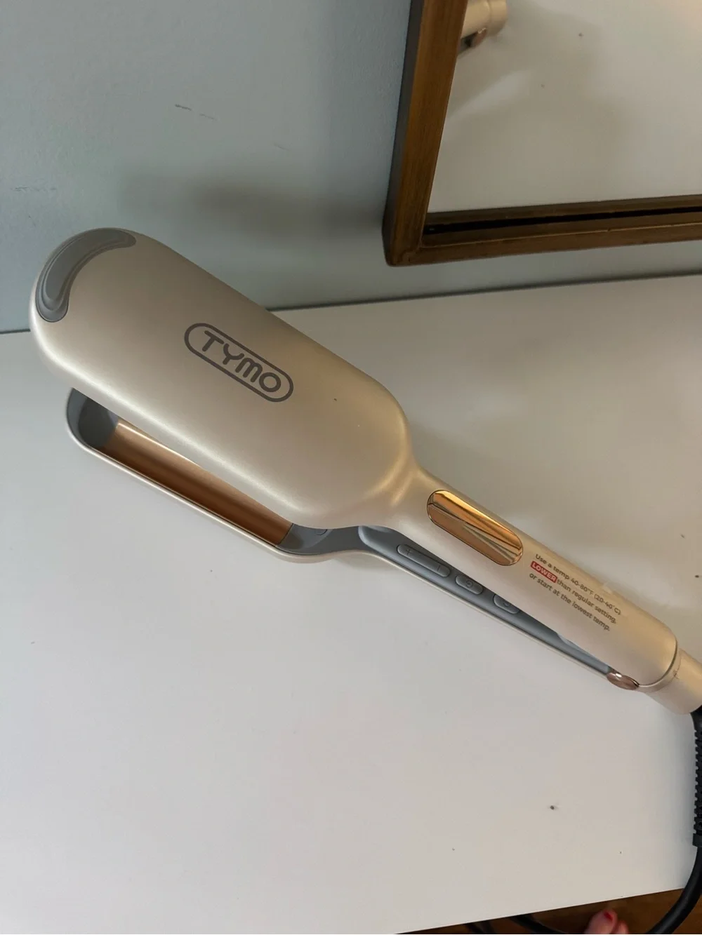 TYMO ROVY Beach Waves / Crimper / Curling Iron - Gold - HC507G 1.25 in orig $70